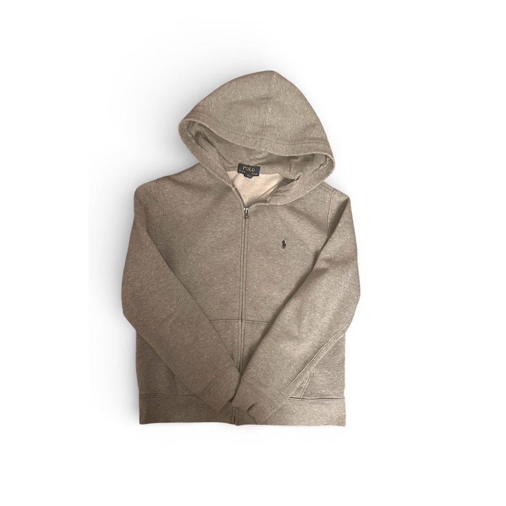 Polo by Ralph Lauren Men's Gray Zip-Up Sweater